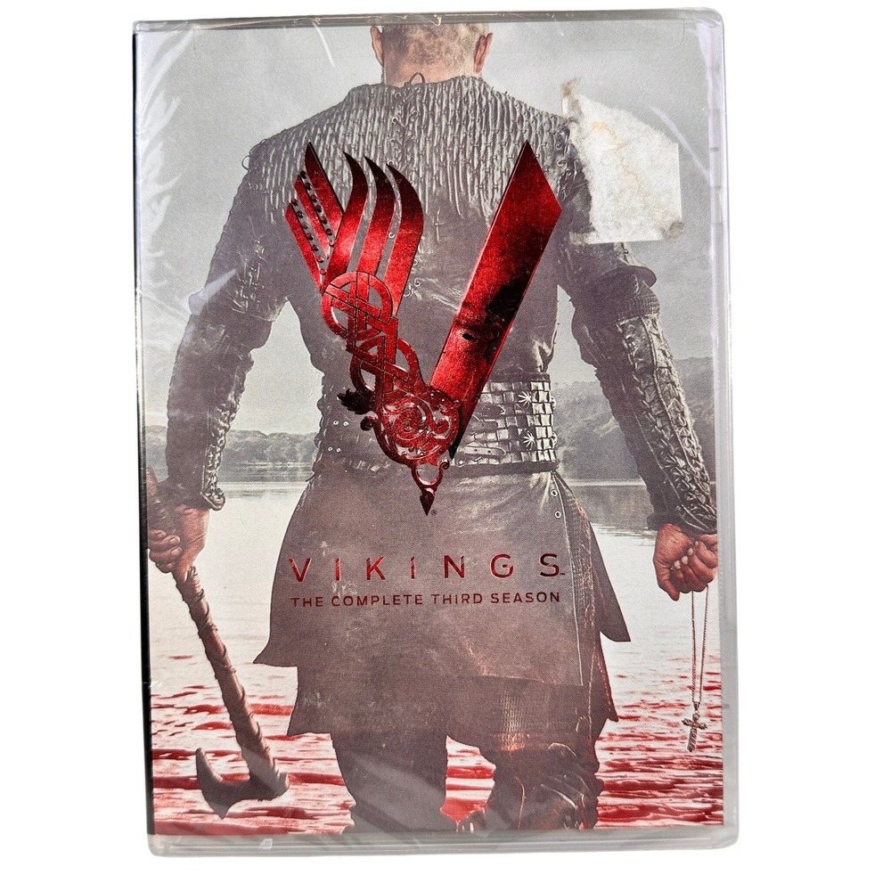 Vikings The‎ Complete Third Season DVD 3 Disc Set 10 Episodes Uncut New